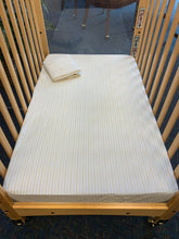 Load image into Gallery viewer, StayTight™ Crib Sheets, Khaki Stripe