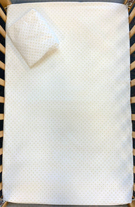 StayTight™ Crib Sheet, Khaki Dot