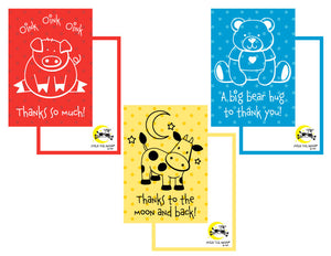 Thank You Card Set, 12 pk (.40¢ ea.)